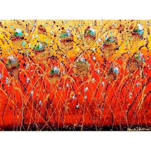 Bamboo Amongst Oaks 108 by Pamela Sukhum original oil