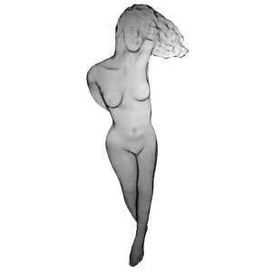 Barbara Shadow Sculpture by Randy Cooper wire sculpture