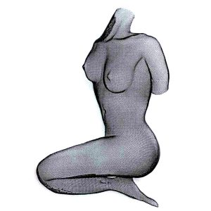 Bea Shadow Sculpture by Randy Cooper wire sculpture