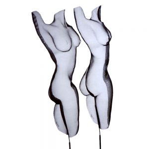 Diana Shadow Sculpture by Randy Cooper wire sculpture