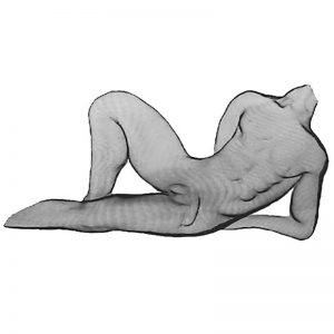 Robert Shadow Sculpture by Randy Cooper wire sculpture