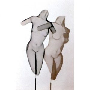 Susan Shadow Sculpture by Randy Cooper wire sculpture