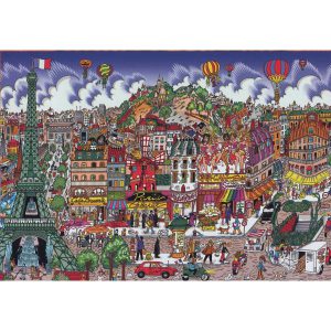 La Joie De Vie SOLD OUT by Charles Fazzino 3d serigraph