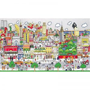 Uptown, Downtown and All Around The Town by Charles Fazzino 3d serigraph