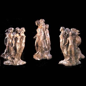 The Daughters of Odessa, Bronze maquette by Frederick Hart bronze sculpture