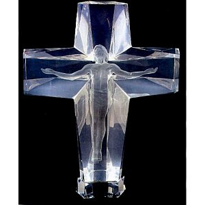 Hart Acrylic Sculpture Cross of the Millennium