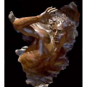 hart Bronze Sculpture Ex Nihilo Fragment number 3 Full Scale