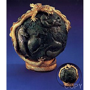 Genesis by Jiang Tiefeng bronze sculpture
