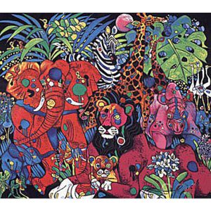 My World by Jiang Tie-Feng my world is a serigraph on paper released in 1995.