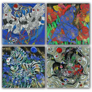 Nature Suite by Jiang Tie-Feng nature suite is a serigraph on paper released in 1992.