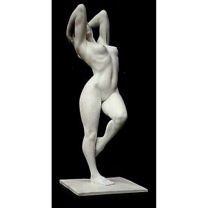 Charisma, Maquette (Cast Bronze White) by Bill Mack bronze sculpture