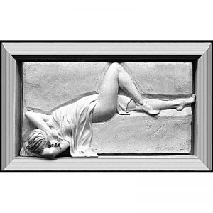 Mysterious Veiled- Clothed (Bonded Sand) by Bill Mack bronze sculpture