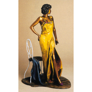 Chantal by Isaac Maimon bronze sculpture