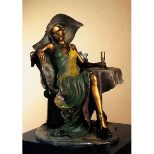 Corina (One Meter) by Isaac Maimon bronze sculpture
