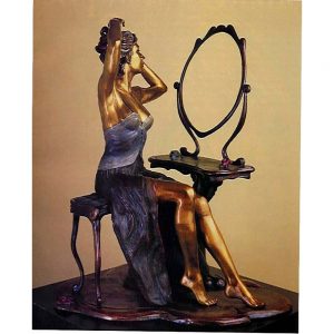Lily by Isaac Maimon bronze sculpture