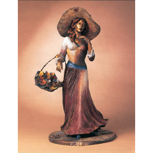 Susannah by Isaac Maimon bronze sculpture