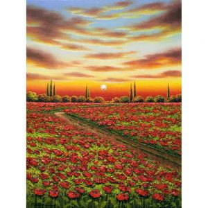 Impasto Landscape (II) by Mario original oil