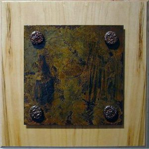 Entering by Mc Mullen bronze sculpture