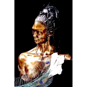 Le Pouvoir de Cepte Chose si Delicate by McMullen bronze sculpture