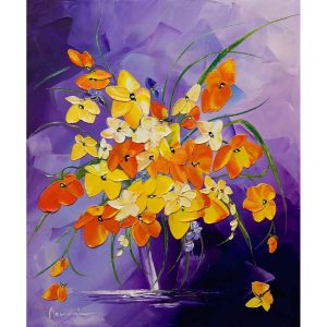 Yellow Butterfly by Monica Meunier original oil