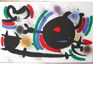 Untitled, Miro Lithograph Book 1, Lithograph X -0
