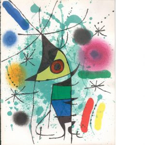 Miro Lithograph Book 1, Lithograph XI