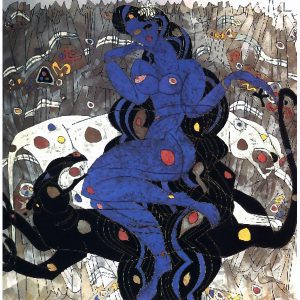 Mountain Ghost, regular edition by Jiang Tie-Feng serigraph on paper