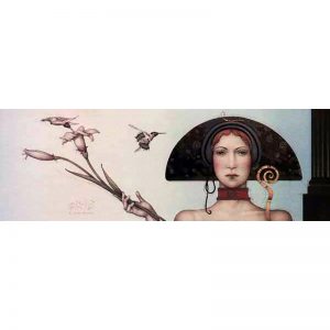 Spring (2004) by Michael Parkes stone lithograph