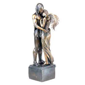 The Last Peony (2011) by Michael Parkes bronze sculpture