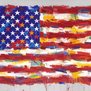 American Flag, Artist Embellished-0