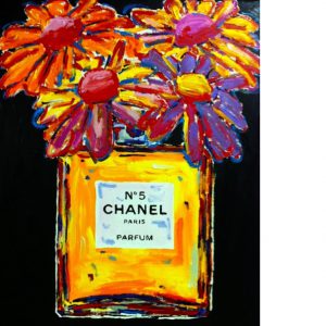 Chanel No 5 Flowers, Artist Embellished-0