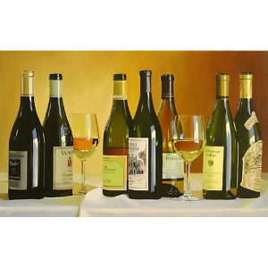 Seven California Whites, giclee on canvas by Thomas Stiltz giclee on canvas