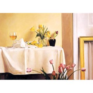 The Artist Studio, Serigraph on Canvas, 34 x 46 inches by Thomas Stiltz giclee on canvas