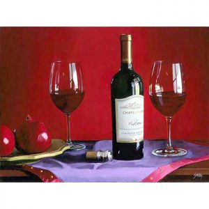 Cinq Cepages (Chateau St. Jean), giclee on canvas by Thomas Stiltz giclee on canvas