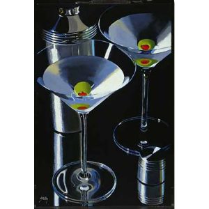 Martini Magic, giclee on canvas by Thomas Stiltz giclee on canvas