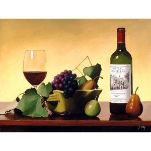 Montelena Magic, giclee on canvas by Thomas Stiltz giclee on canvas