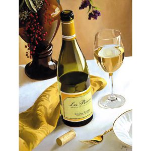 Portrait in White and Gold, giclee on canvas by Thomas Stiltz giclee on canvas