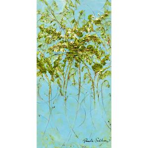 Tibet II by Pamela Sukhum giclee on canvas