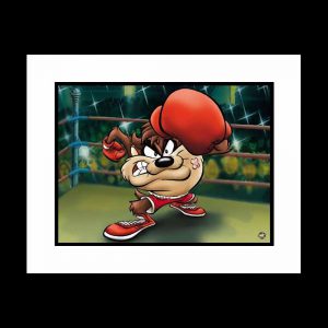 Knockout Taz by Warner Brothers giclee on paper