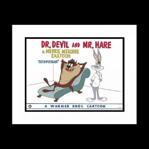 Dr. Devil and Mr. Hare by Warner Brothers lobby card