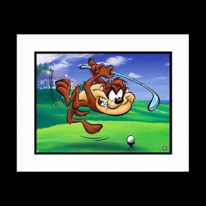 Tee-Off Taz by Warner Brothers giclee on paper