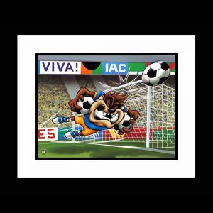 Taz Soccer by Warner Brothers giclee on paper