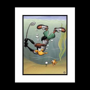 Underwater Daffy by Warner Brothers giclee on paper