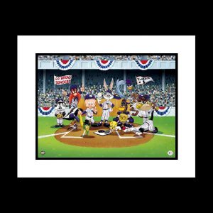 Yankees Line-Up At the Plate by Warner Brothers giclee on paper