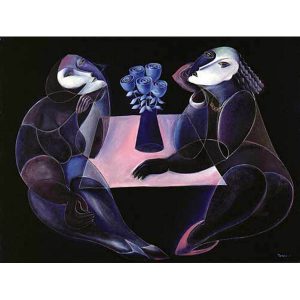 Table of Negotiations by Yuroz serigraph on paper
